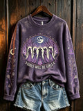 Girls Will Be Girls Sweatshirt Witch Halloween Clothing Halloween Gift - Animerelic