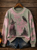Hello Darkness My Old Friend Sweatshirt Gothic Halloween Clothing Halloween Gifts For Her - Animerelic