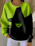 Wicked Witch Sweatshirt Halloween Clothing Halloween Apparel Gifts - Animerelic