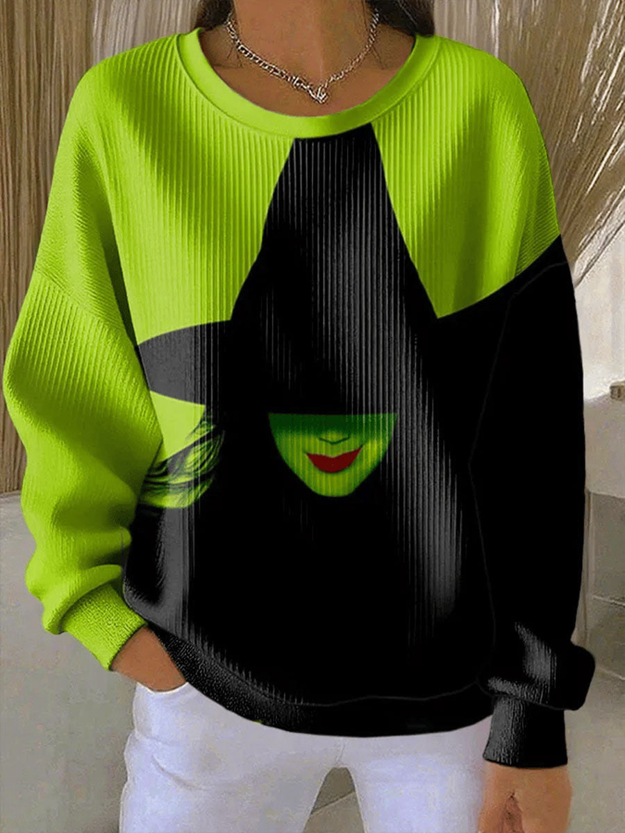 Wicked Witch Sweatshirt Halloween Clothing Halloween Apparel Gifts - Animerelic