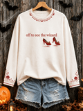 Off To See The Wizard Long Sleeve Shirt Halloween Clothing Birthday Present For Women - Animerelic