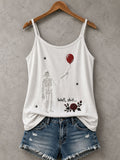 Well Shit Tank Top Skeleton Halloween Merch Cute Halloween Outfit Finds - Animerelic