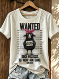 Wanted I Once Was Lost But Now I Am Found Luke 15 10 T-Shirt Sheep Religious Clothes - Animerelic