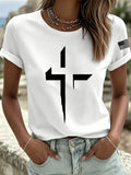 Christian T-Shirt Christian Cross American Clothes Christian Boss Gift Ideas - Animerelic