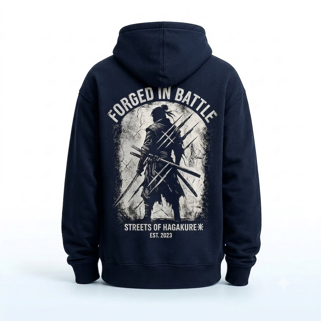 Samurai Silhouette Streetwear Hoodie