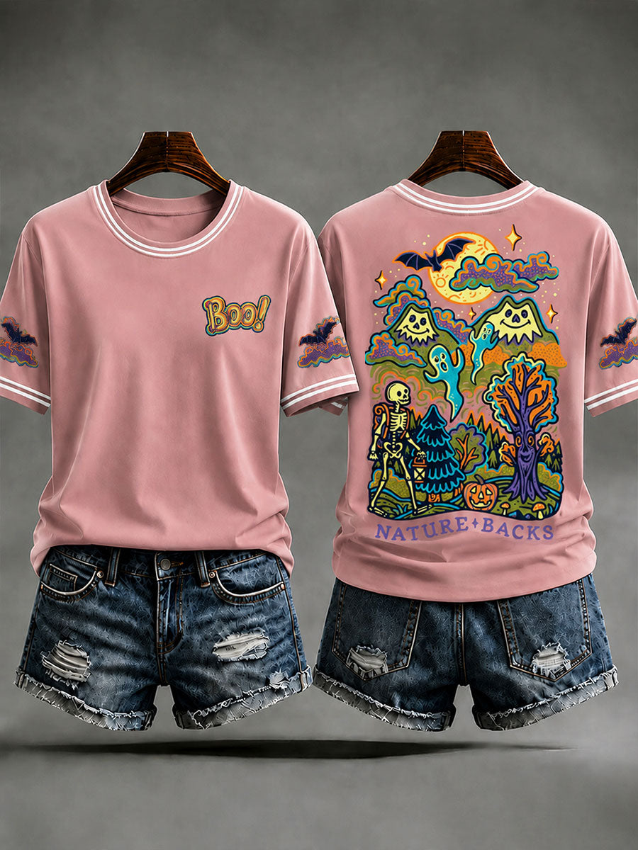 Boo Nature Backs T-Shirt Halloween Spooky Clothing Halloween Outfits