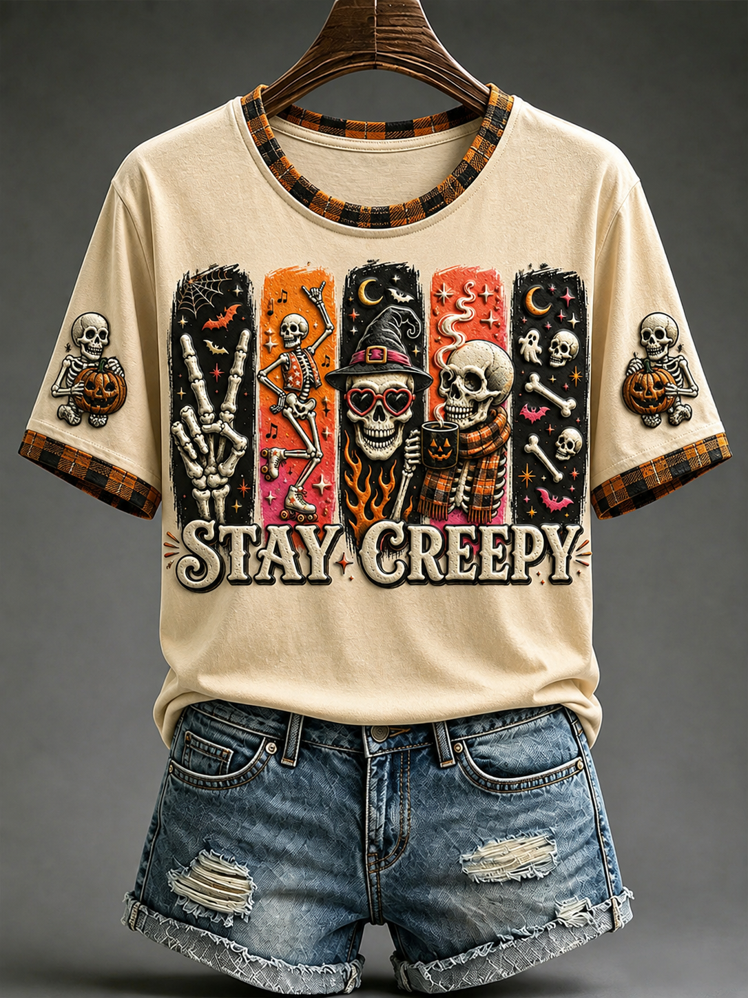 Stay Creepy T-Shirt Halloween Spooky Merch Fall Fashion Gift Ideas