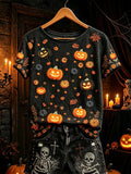 Happy Halloween Pumpkin T-Shirt Pumpkin Patch Co Vintage T Merch Great Halloween Finds