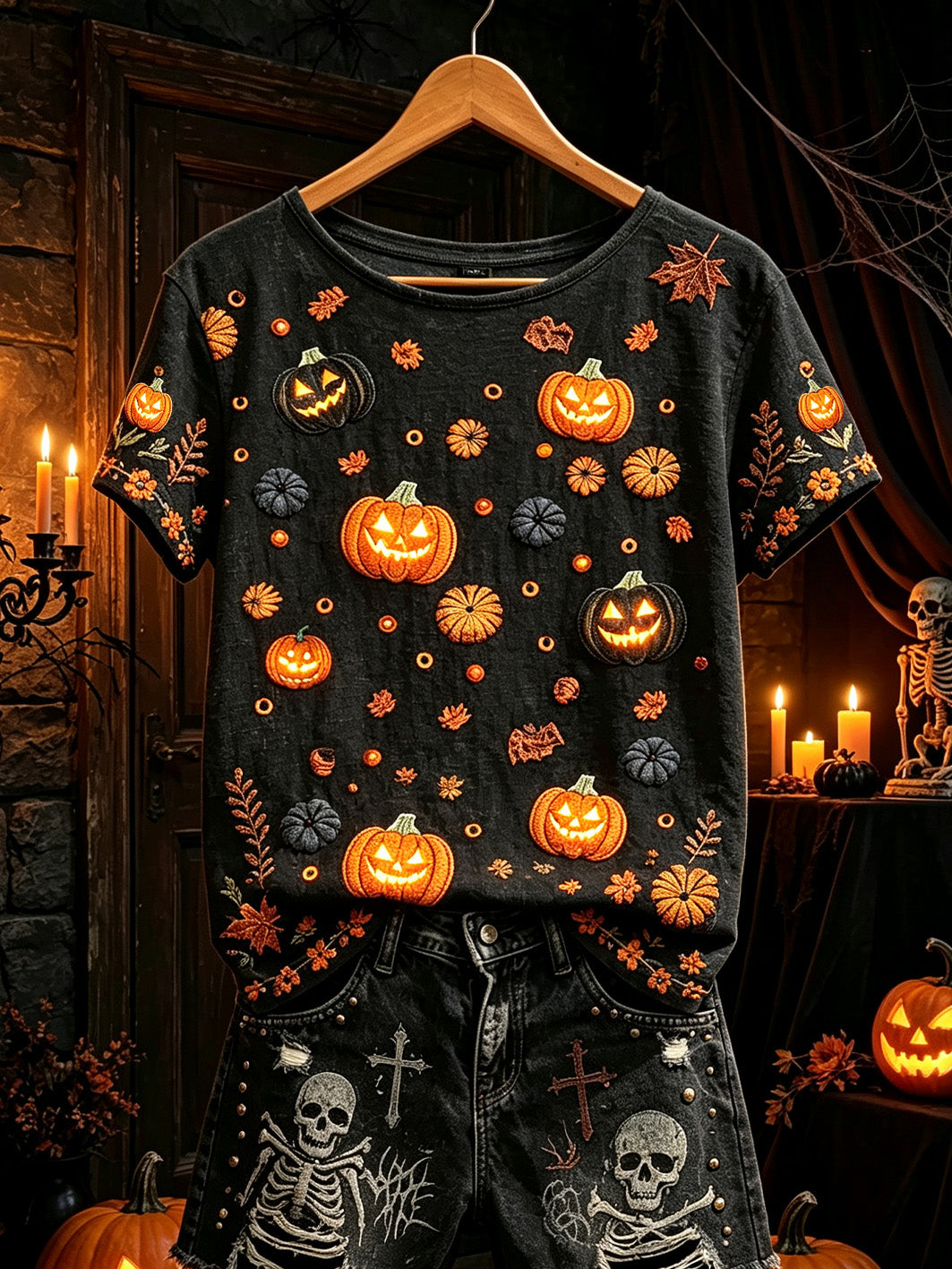Happy Halloween Pumpkin T-Shirt Pumpkin Patch Co Vintage T Merch Great Halloween Finds