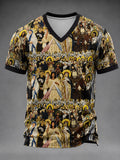 Divine Mercy V-Neck Shirt Christian Saints Apparel Birthday Ideas For Brother