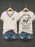 He Left The 99 V-Neck Shirt Lost Sheep Christian Clothing Useful Gift For Brother