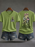 First Of All Jesus Thinks I_m A Delight V-Neck Shirt Christian Faith Clothes Fun Gifts For Fans