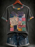 Be Still Christian T-Shirt Christian Faith Clothes Birthday Ideas For Women