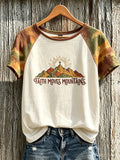 Faith Moves Mountains T-Shirt Christian Faith Mountains Cross Merch Christian Dad Christmas