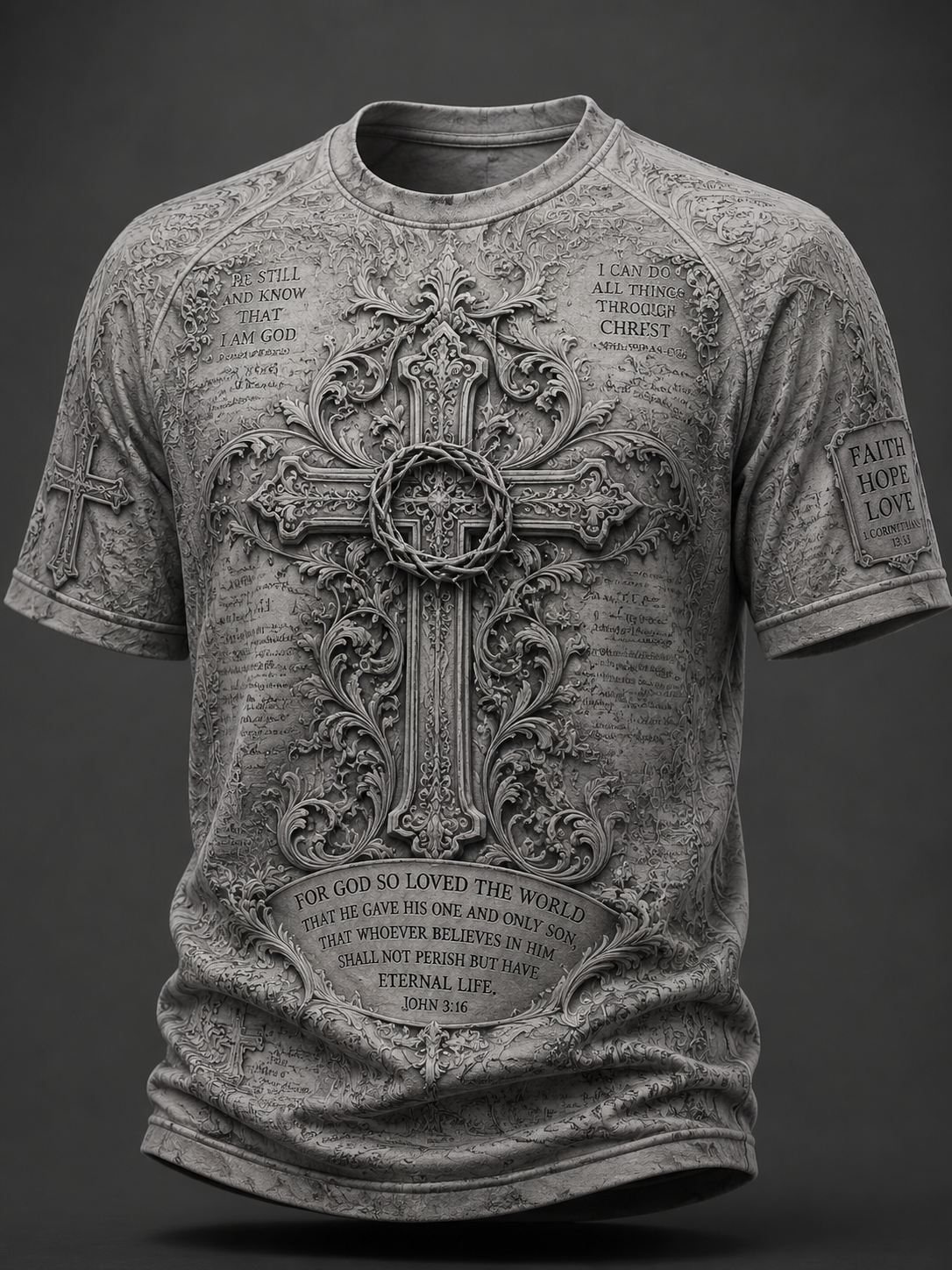 Christian T-Shirt Christian Religious Apparel Gifts Ideas For Men Fans