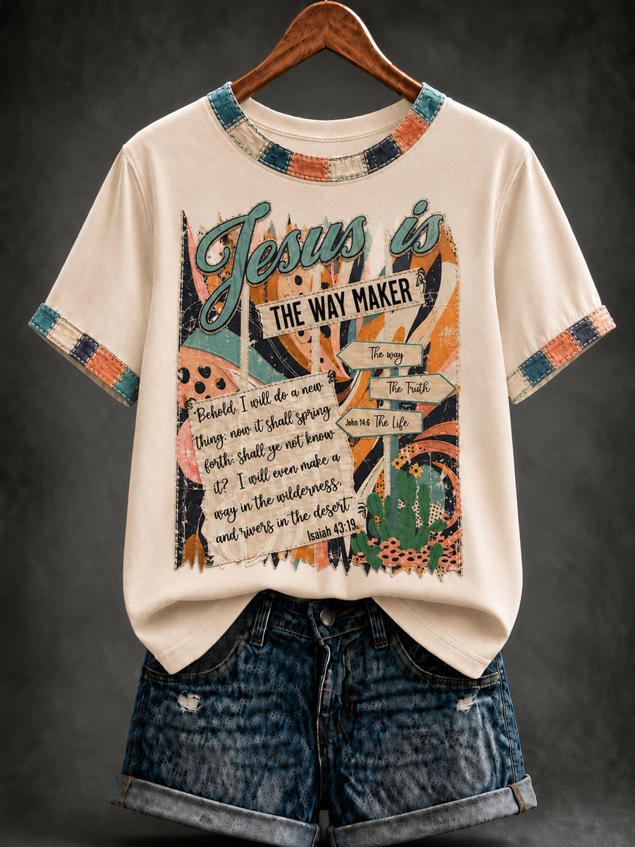 Jesus Is The Way Maker T-Shirt Christian Faith Jesus Merch Gifts For Brother