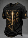 The Way The Truth And The Life John 14 6 T-Shirt Christian Bible Verse Clothing Godly Man Gift
