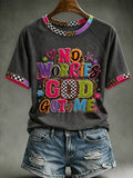 No Worries God Got Me T-Shirt Christian Faith Merch Christian Teen Gift