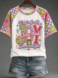 First Of All Joy Jesus Thinks I_m A Delight T-Shirt Christian Faith Joy Merch Gifts For Fans