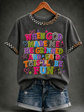 When God Made Me He Grinned And Said This_ll Be Fun T-Shirt Christian Faith Clothes