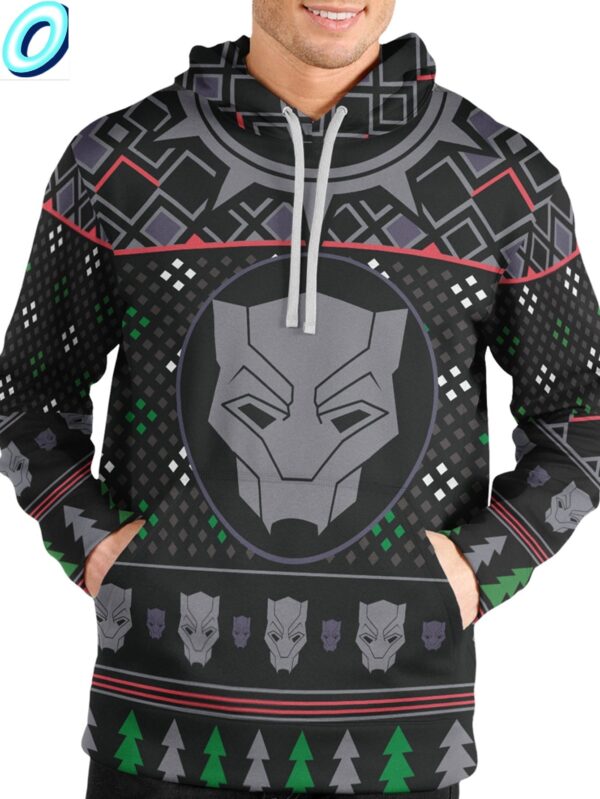 A Wakandan Christmas Unisex Pullover Hoodie 2.jpg