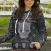 A Wakandan Christmas Unisex Pullover Hoodie 3.jpg