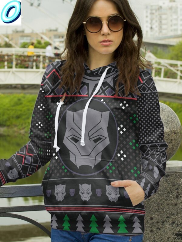 A Wakandan Christmas Unisex Pullover Hoodie 3.jpg