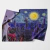 Akatsuki Amekagure Starry Night Fleece Blanket 1.jpg