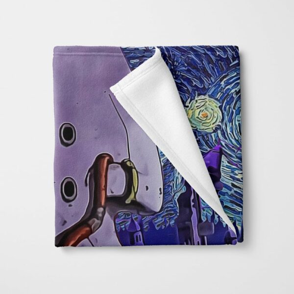 Akatsuki Amekagure Starry Night Fleece Blanket 2.jpg