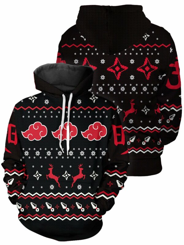 Akatsuki Christmas Unisex Pullover Hoodie 1.jpg