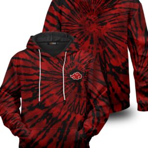 Akatsuki Tie Dye Unisex Pullover Hoodie 1.jpg