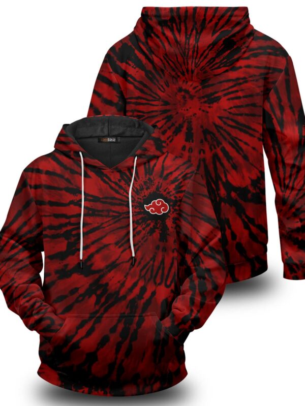 Akatsuki Tie Dye Unisex Pullover Hoodie 1.jpg