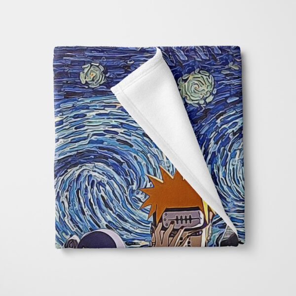 Akatsuki Ultimate Ninja Storm Starry Night Fleece Blanket 2.jpg
