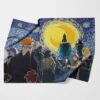 Akatsuki Ultimate Ninja Storm Starry Night Fleece Blanket 3.jpg
