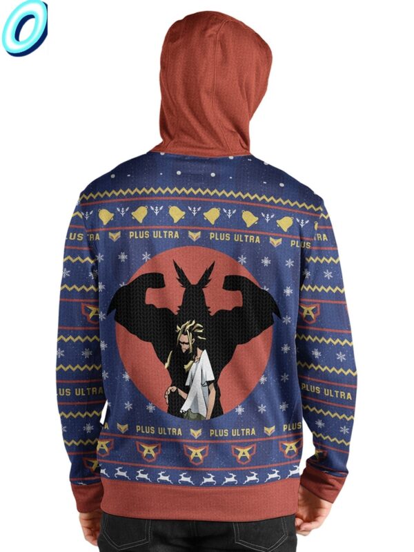 All Might Christmas Unisex Pullover Hoodie 2.jpg