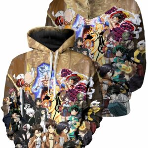 Anime Mashup Unisex Pullover Hoodie 1.jpg