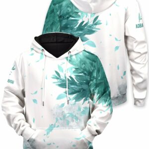 Aoba Johsai Green Leaf Unisex Pullover Hoodie 1.jpg