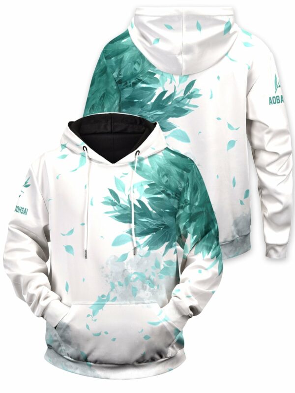 Aoba Johsai Green Leaf Unisex Pullover Hoodie 1.jpg
