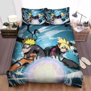 Boruto Naruto Rasengan Bed Sheets Spread Duvet Cover Bedding Set.jpg