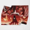Burning Attack on Titan Fleece Blanket 1.webp