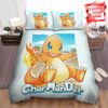 Charmander Fire Pokemon Bed Sheets Spread Duvet Cover Bedding Set.jpg