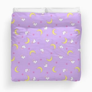 Cute Pink Sailor Moon Usagi Duvet Cover Bedding Set.jpg