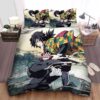 Demon Slayer Giyu Tomioka Breath Of Water Style Bed Sheets Spread Duvet Cover Bedding Set.jpg