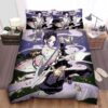 Demon Slayer Shinobu Butterfly Dance Artwork Bed Sheets Spread Duvet Cover Bedding Set.jpg