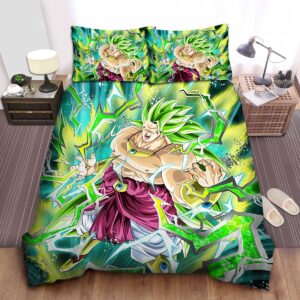 Dragon Ball Broly Legendary Super Saiyan Bed Sheet Spread Duvet Cover Bedding Set.jpg