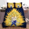 Dragon Ball Majin Vegeta Super Saiyan 2 In Chibi Character Bed Sheets Spread Duvet Cover Bedding Set.jpg