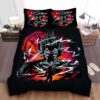 Dragon Ball Majin Vegeta Transformation Illustration Bed Sheets Spread Duvet Cover Bedding Set.jpg