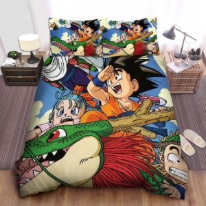 Dragon Ball Z Poster Bed Sheet Spread Duvet Cover Bedding Set.jpg
