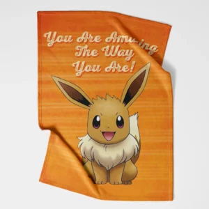 Eevee Amazing Pokemon Pokemon Fleece Blanket 1.webp