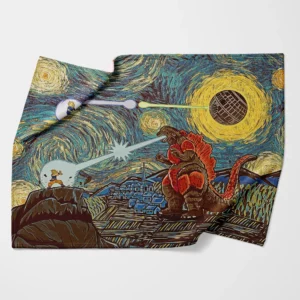 Epic Battle Dragon Ball Z Star Starry Night Fleece Blanket 1.webp